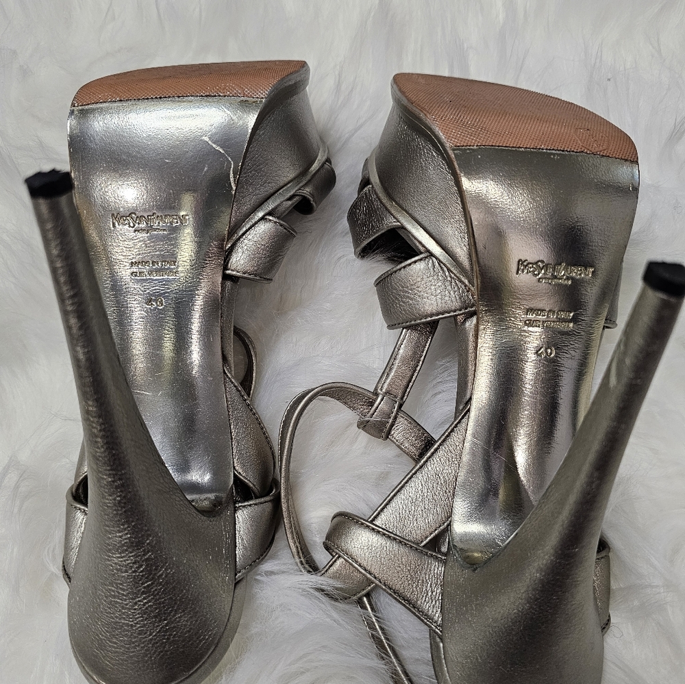 YSL PLATFORMS SANDALS - Picture 4 of 5